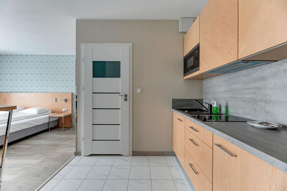 Bed, Kitchen or kitchenette, Photo of the whole room, Bedroom, stove, wardrobe