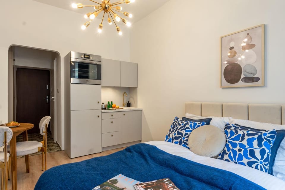 Bed, Kitchen or kitchenette, Photo of the whole room, pet friendly