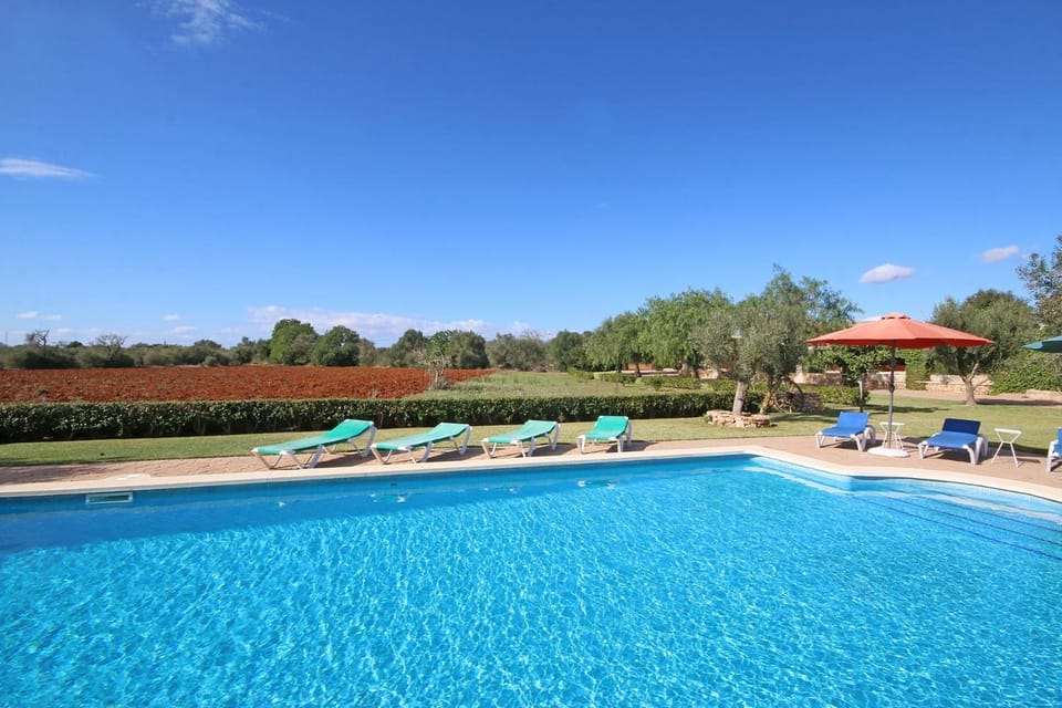 Property building, Living room, Swimming pool
