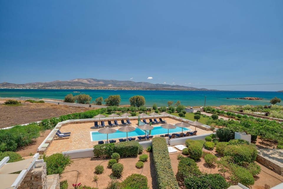 Property building, Living room, Swimming pool