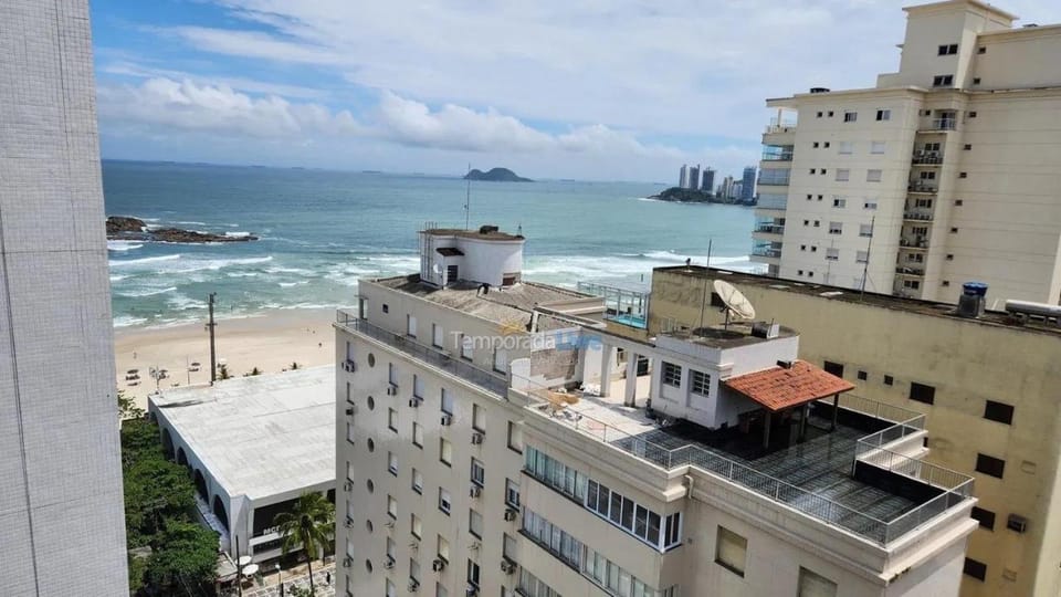 2 Quartos esquina com a praia, frente ao shopping 6 pessoas Apartment in State of São Paulo