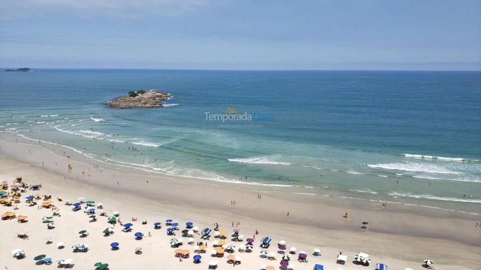Apto frente ao mar 3 qts, andar alto, excelente vista ao mar! Apartment in State of São Paulo