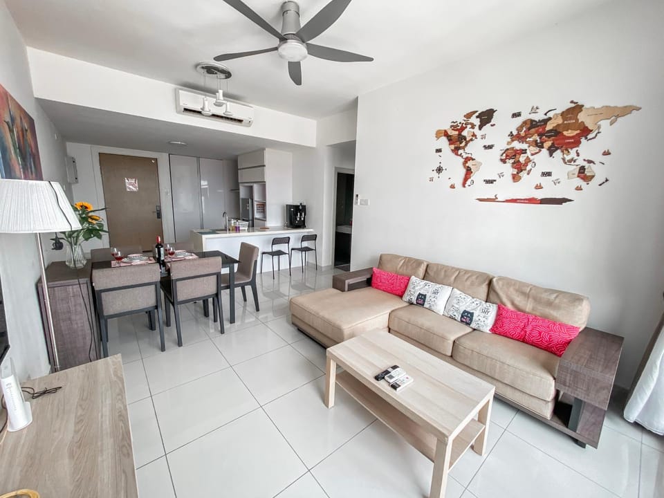 MidValley Southkey Mosiac Relax Home JB CIQ 2BR 8PAX Apartment in Johor Bahru