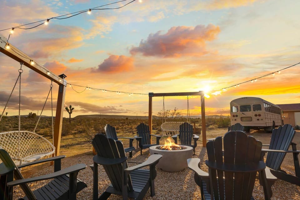 Seating area, Sunset