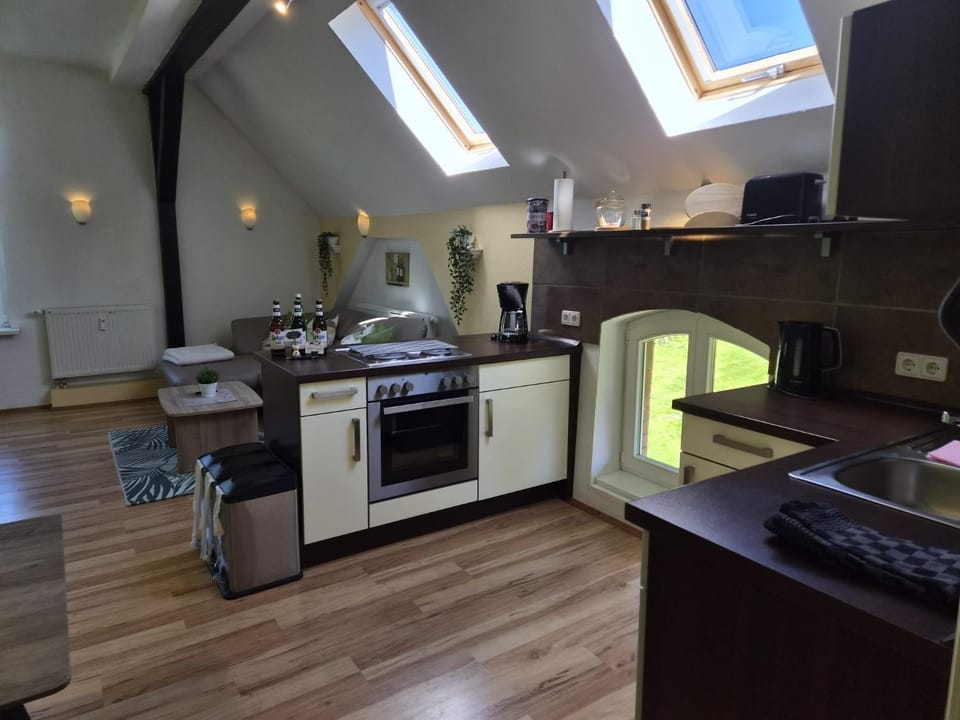 Gutshof Kämmerich - Fewo Dachshöhle Apartment in Mecklenburgische Seenplatte