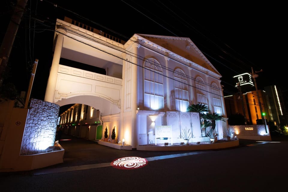 Property building, Night, Street view