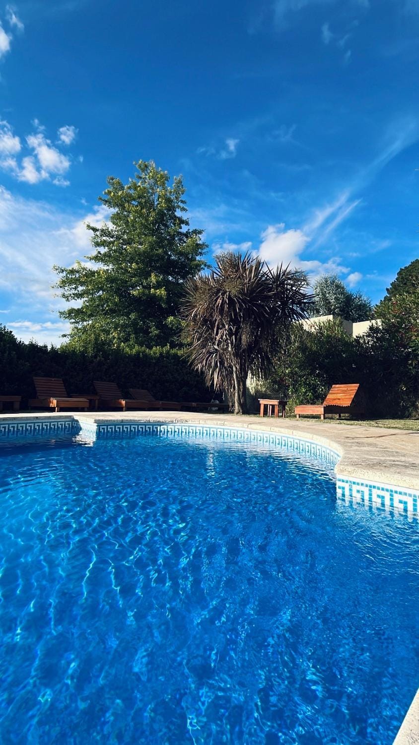 Day, Natural landscape, Mountain view, Swimming pool