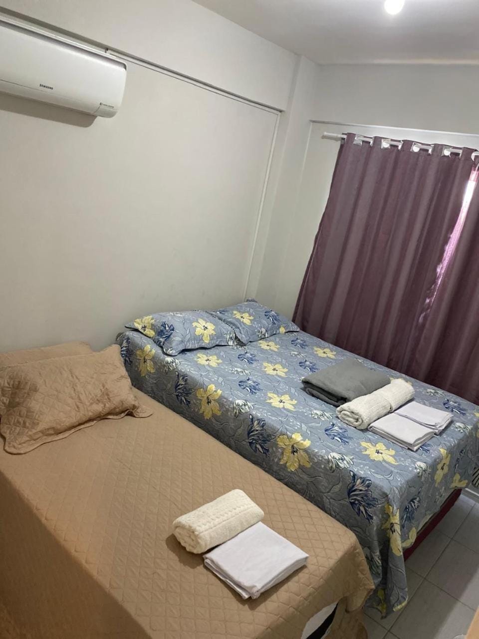 Bed, Bedroom, air conditioner