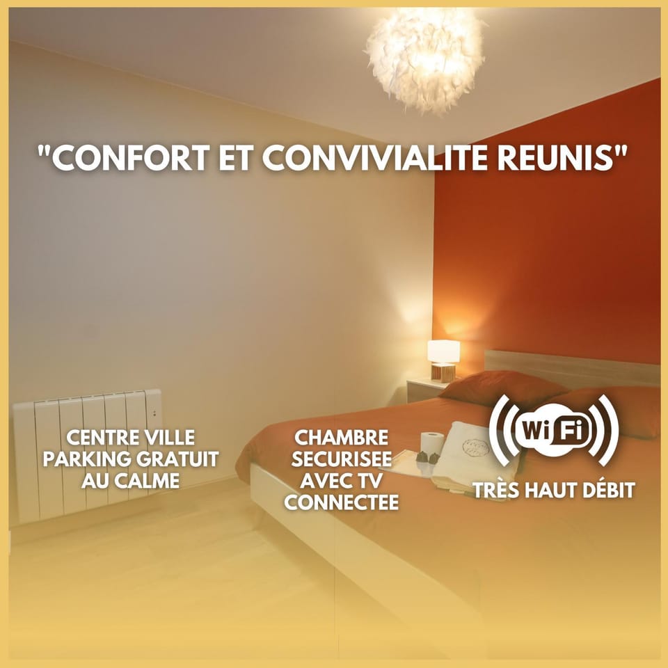 Chambre en colocation -terre ambrée- centre - ville - parking Bed and Breakfast in Auvergne-Rhône-Alpes