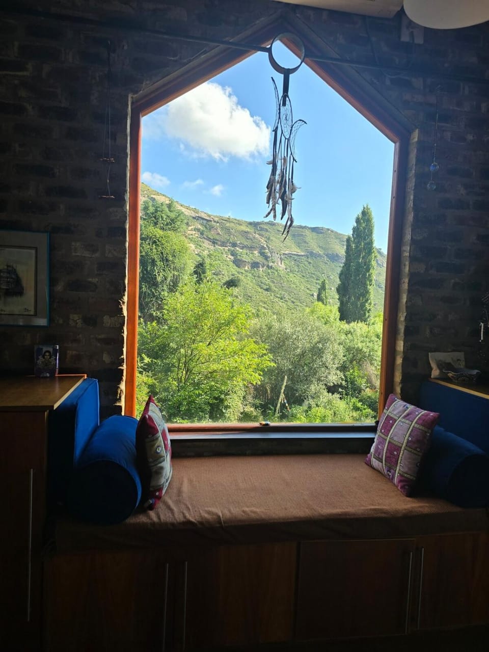 Natural landscape, Bedroom, Mountain view