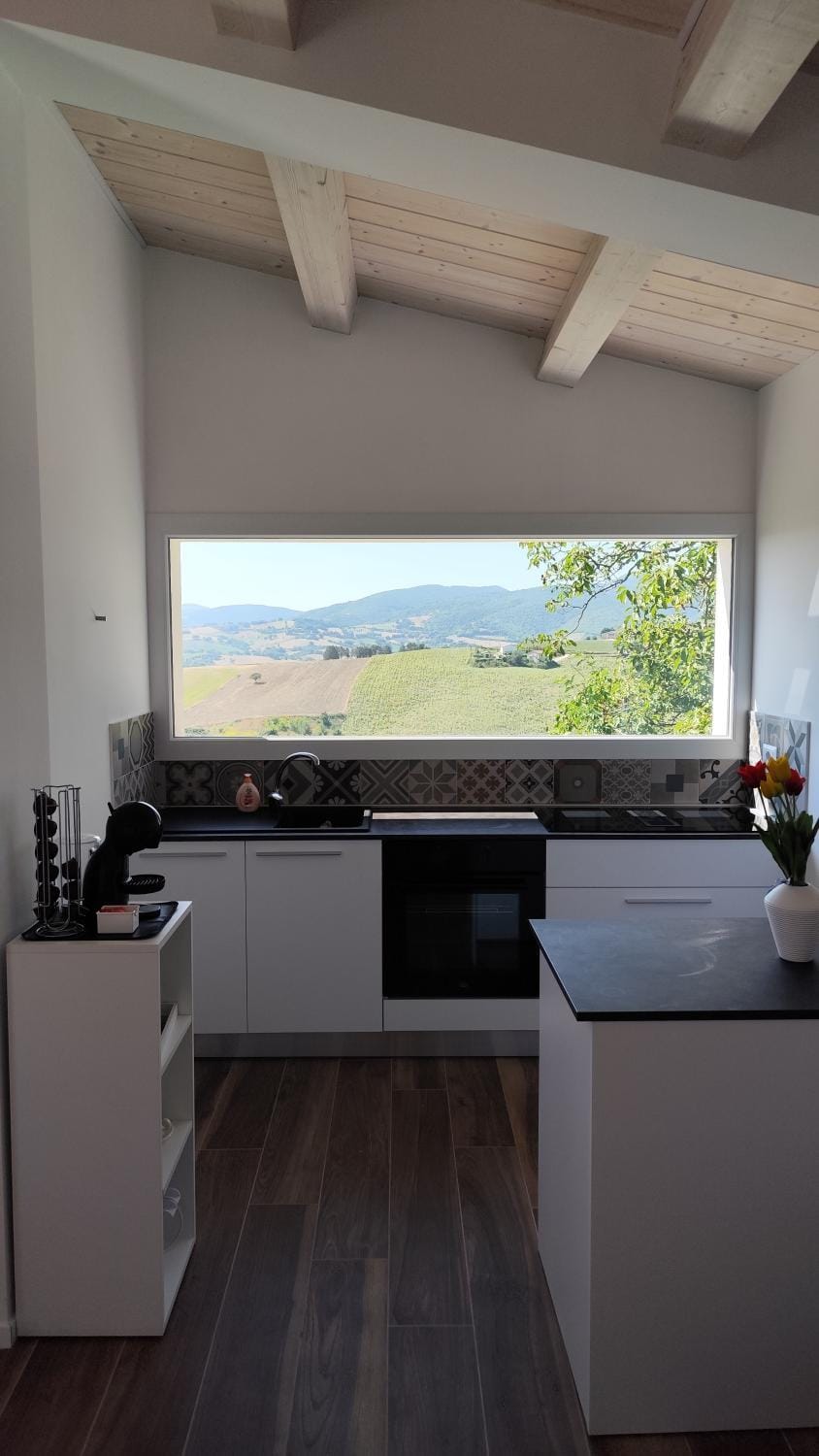 Natural landscape, Coffee/tea facilities, Kitchen or kitchenette, stove