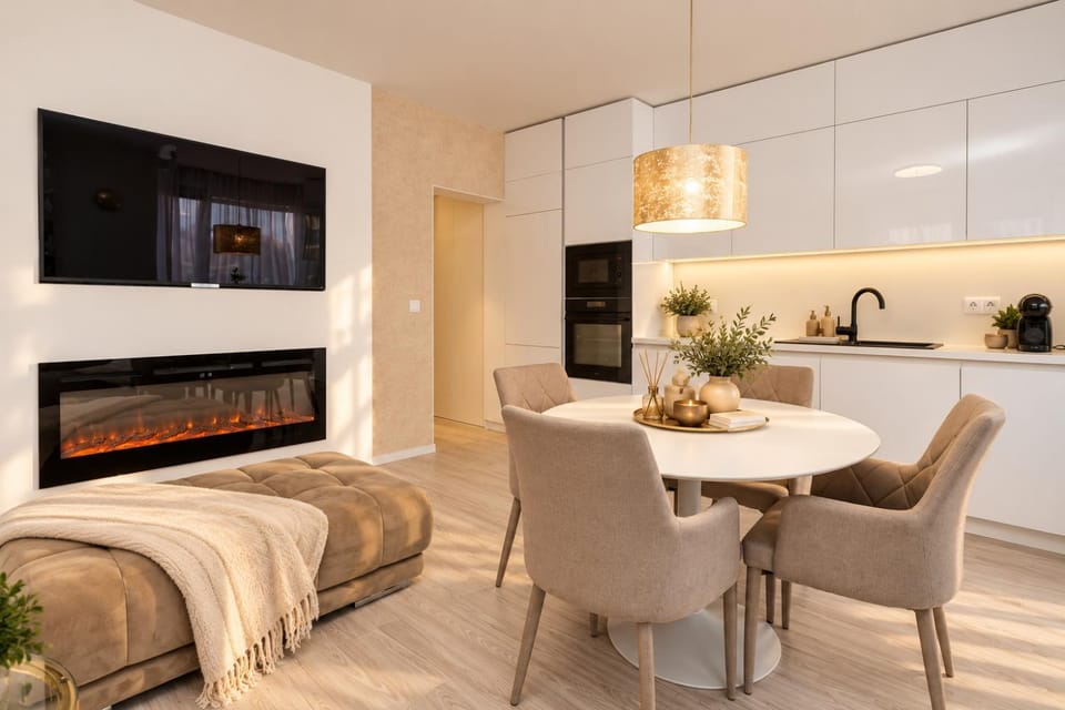 ALURE RESIDENCES 13 & 24h self check-in, fireplace,private parking in front of the apartment building included, new building, green area with meadows and forests Apartment in Slovakia