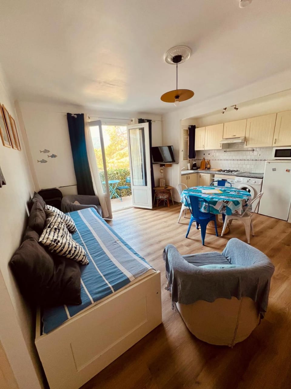 Appartement Type F2 d une superficie de 40m2 climatisé entre plage et port Apartment in Argeles-sur-Mer