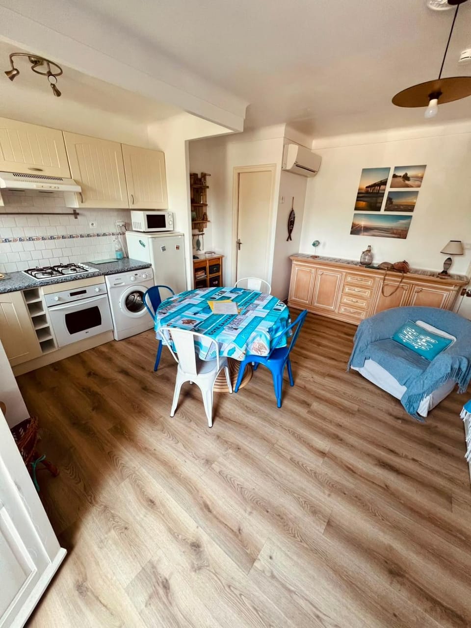 Appartement Type F2 d une superficie de 40m2 climatisé entre plage et port Apartment in Argeles-sur-Mer