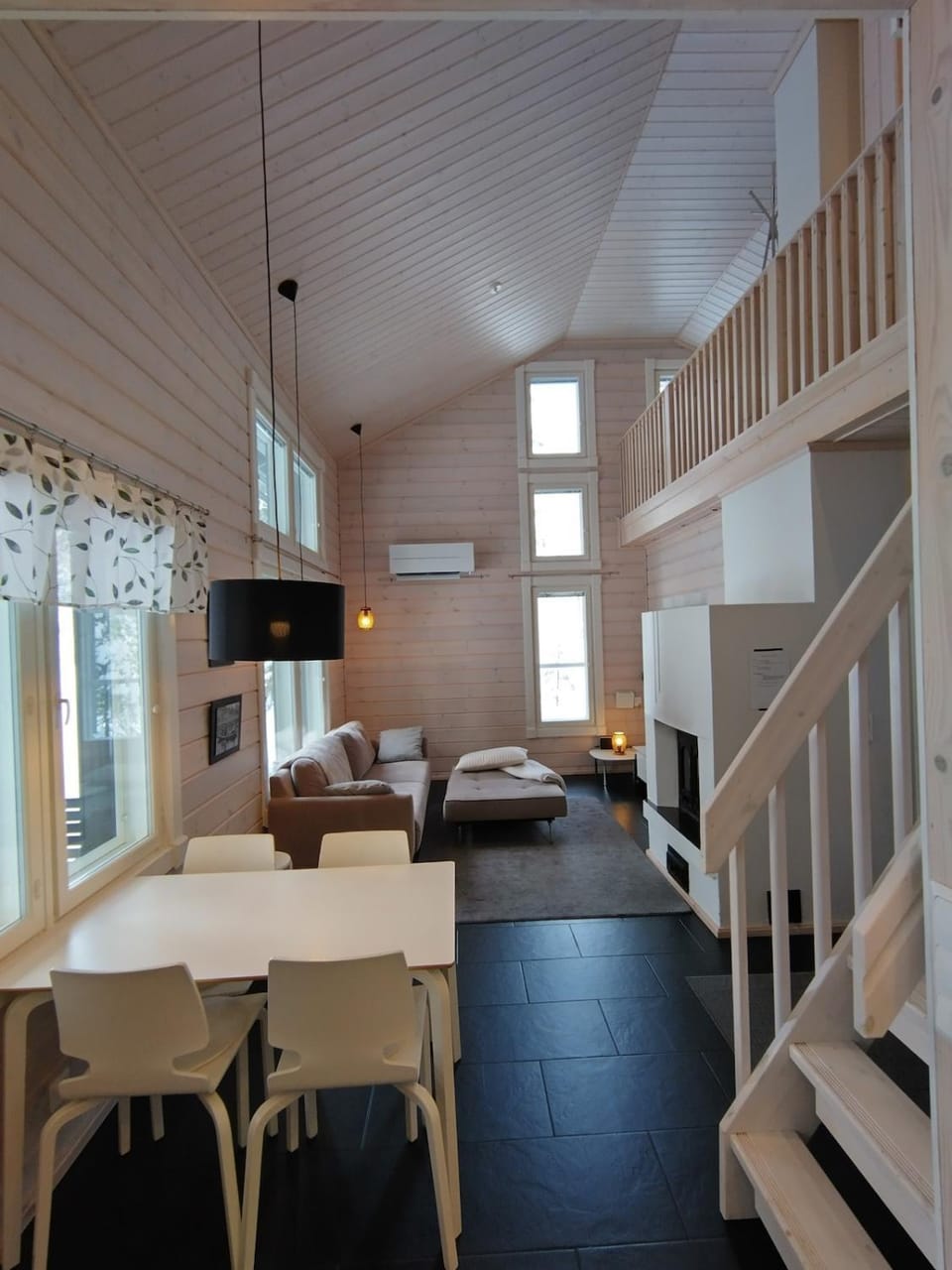 Living room, Seating area, Dining area