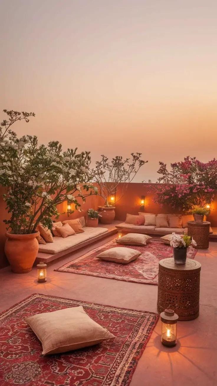 Patio, Day, Natural landscape, Bathroom, View (from property/room), Balcony/Terrace, Seating area, Sunrise, Sunset