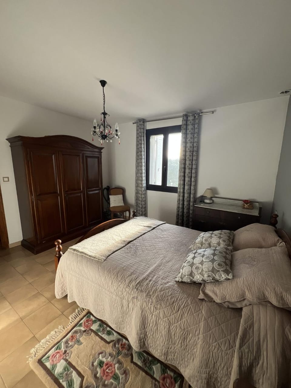 Bed, Photo of the whole room, Bedroom, wardrobe