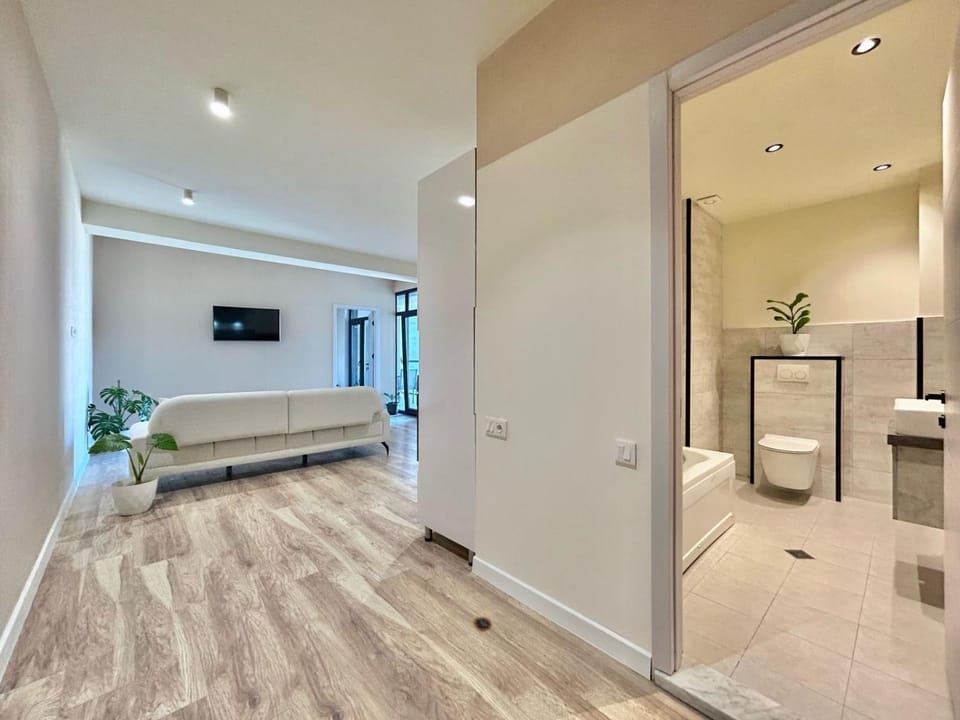 Bathroom, Living room