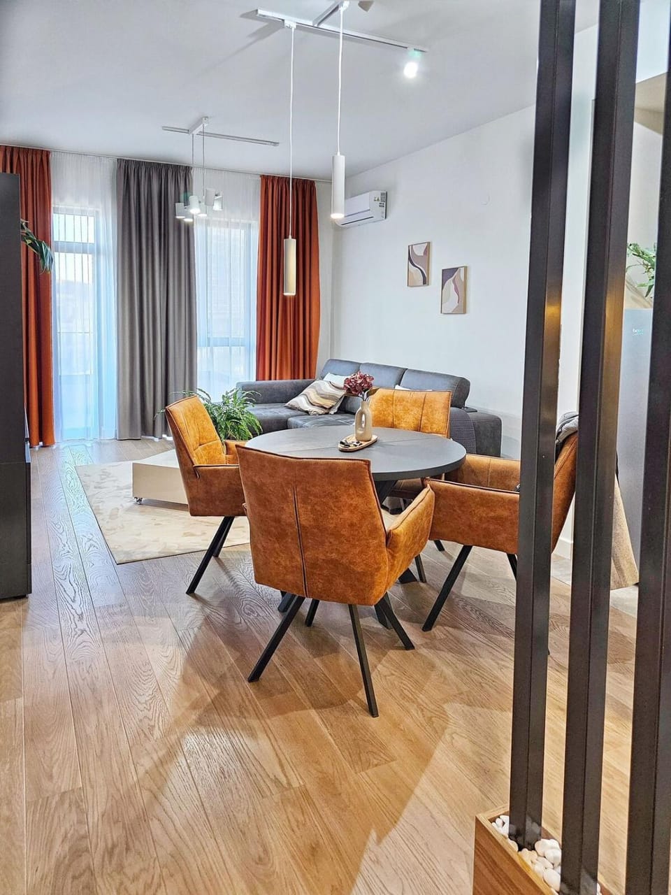 Living room, Seating area, Dining area