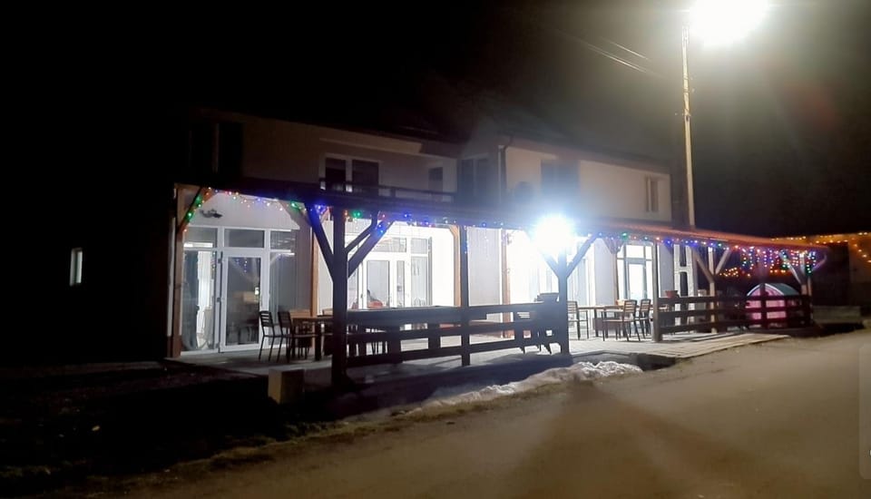 Property building, Restaurant/places to eat, Night, Winter, Children play ground, Garden, Balcony/Terrace, Lobby or reception, Lounge or bar, Food and drinks, Business facilities, Evening entertainment