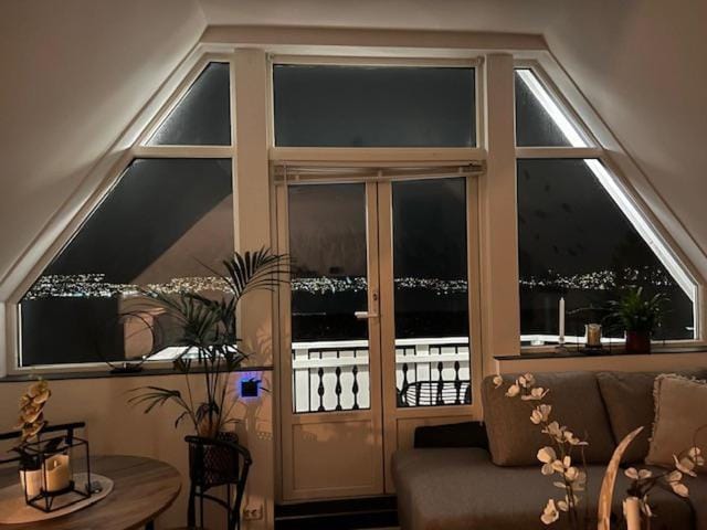 Night, View (from property/room), Balcony/Terrace