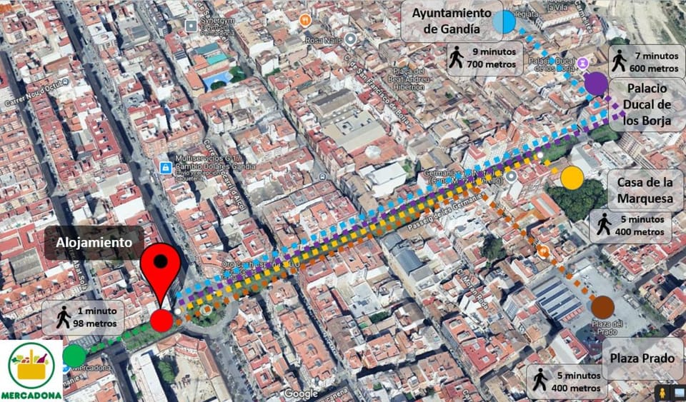 Mirador Céntrico Amplio y Soleado Apartment in Gandia