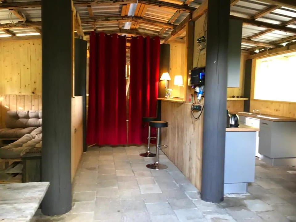 Kitchen or kitchenette, Living room, Photo of the whole room, Seating area