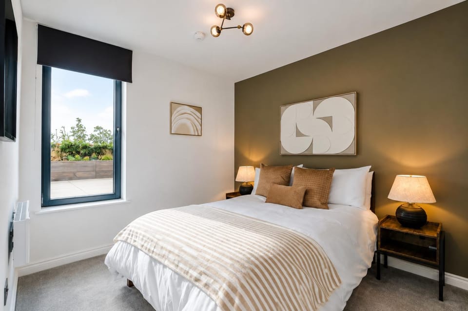 City Penthouse - Roof Terrace & Free Parking Apartment in Leeds