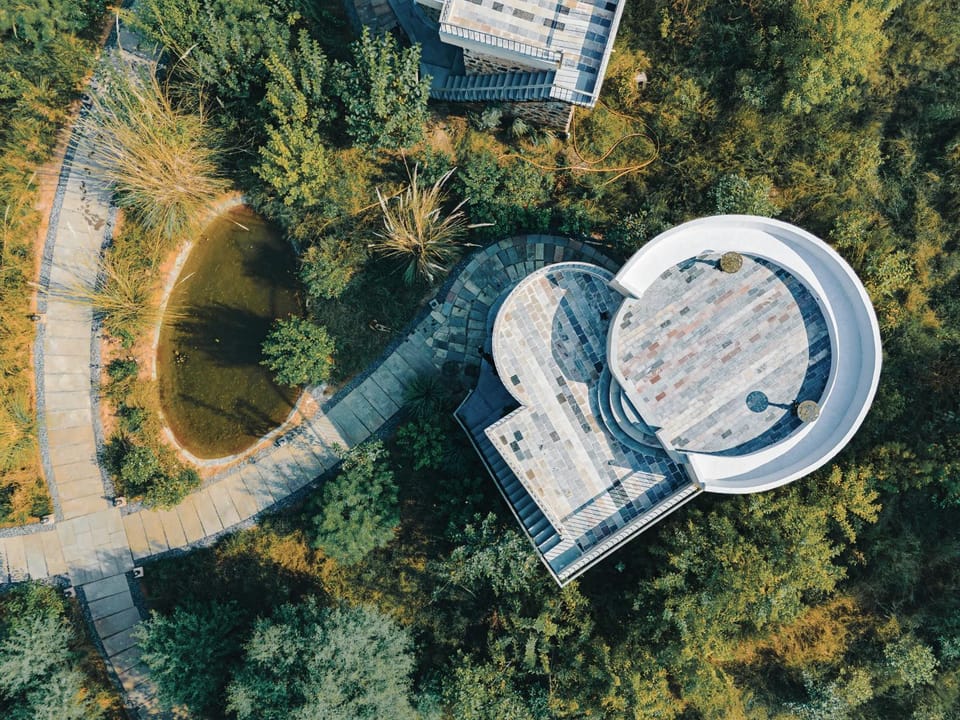Natural landscape, Bird's eye view