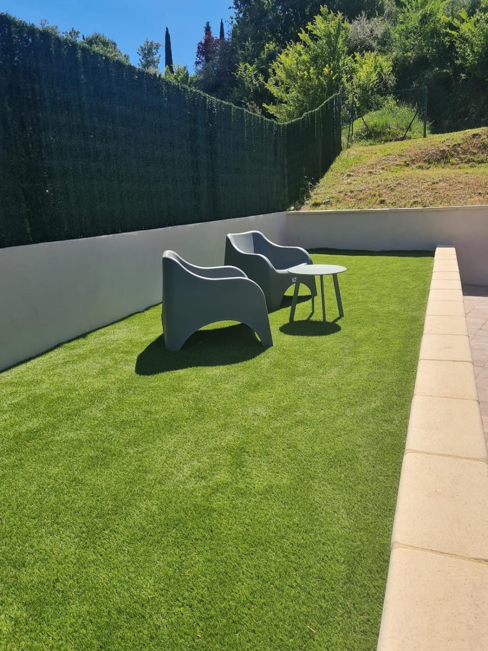 Spring, Garden, Garden view, sunbed