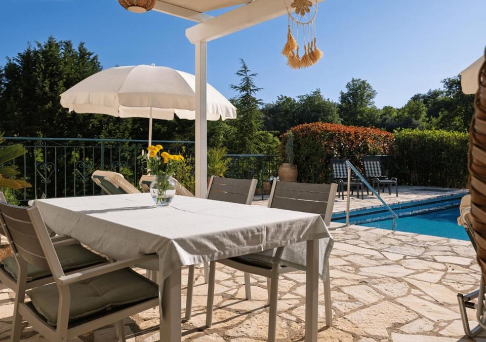 Swimming pool, furniture