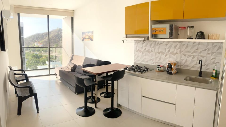Apartamento con vista al mar con dos habitaciones Apartment in Magdalena, Colombia