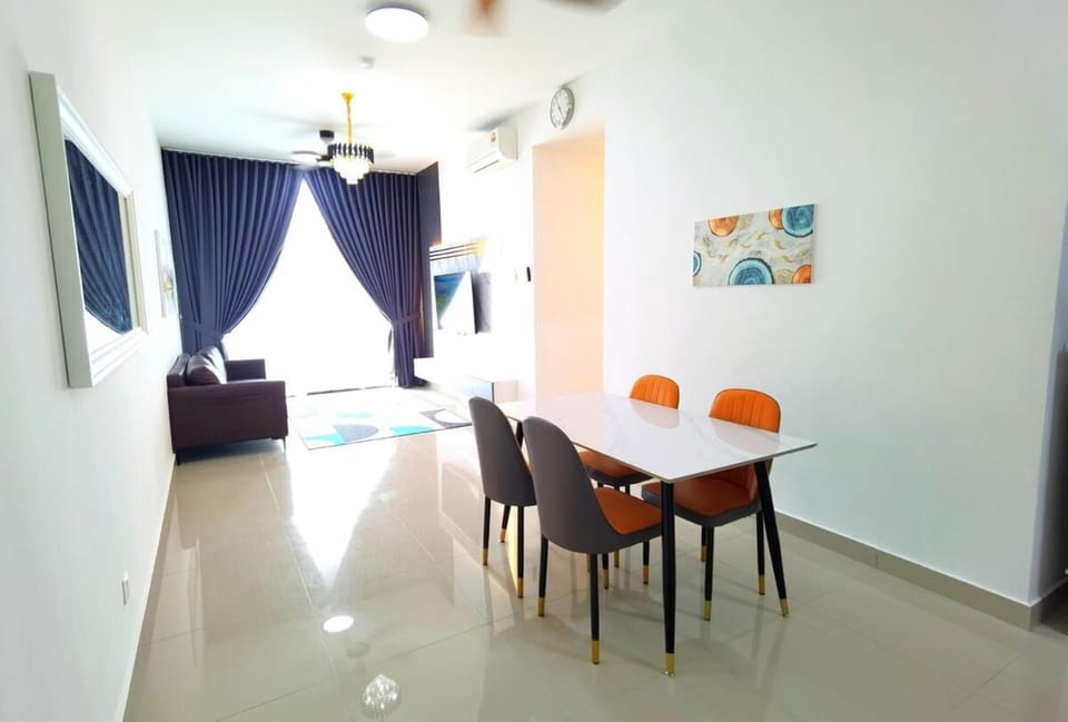Living room, Seating area, Dining area, air conditioner