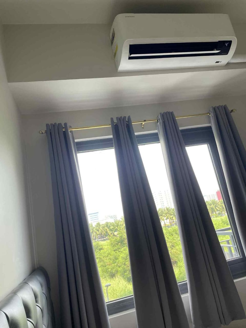 Bedroom, City view, air conditioner
