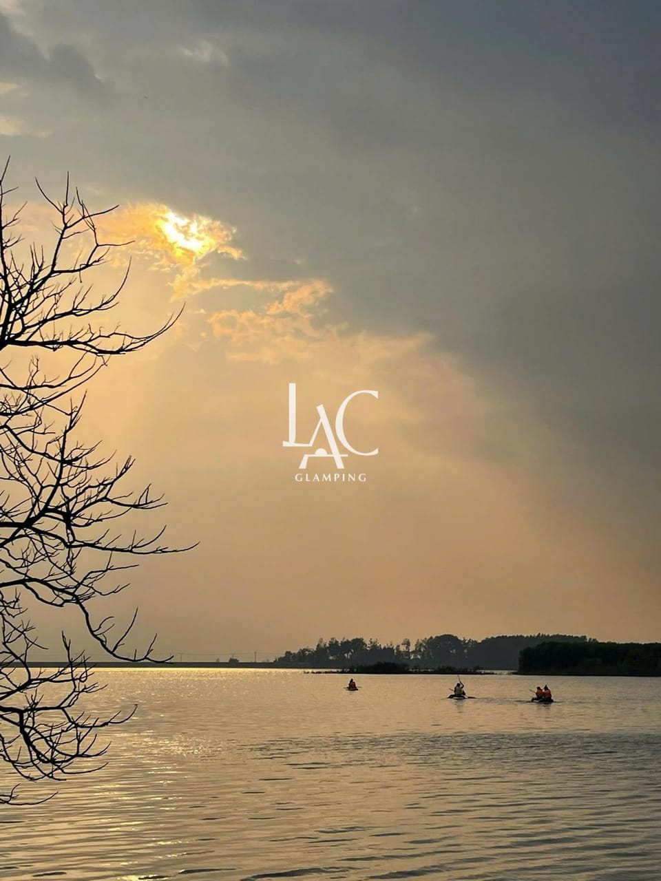 Lake view, Sunset