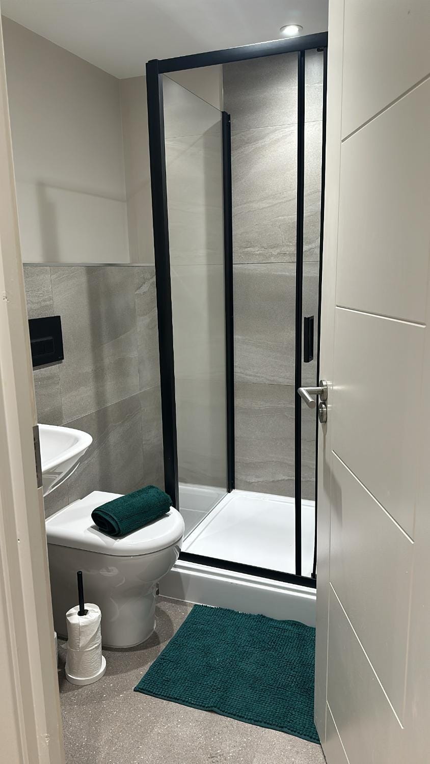 Toilet, Bathroom, towels