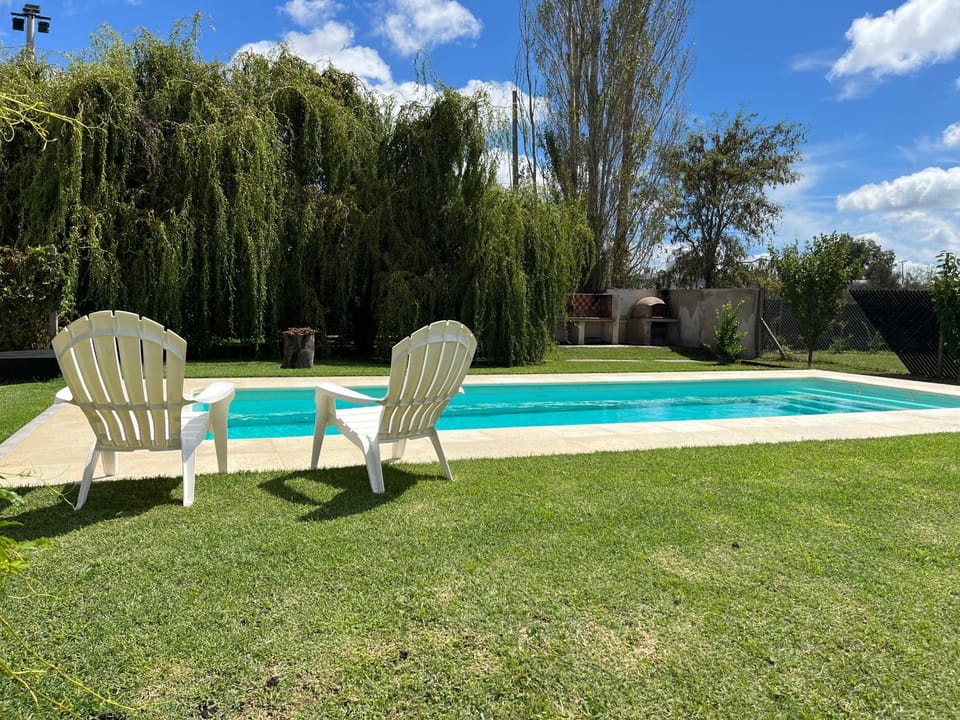 Garden, Swimming pool, sunbed