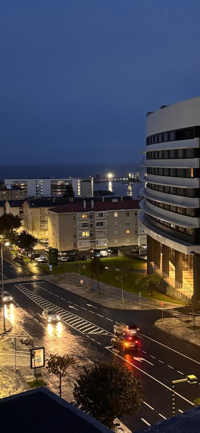 Night, Neighbourhood, City view, Street view