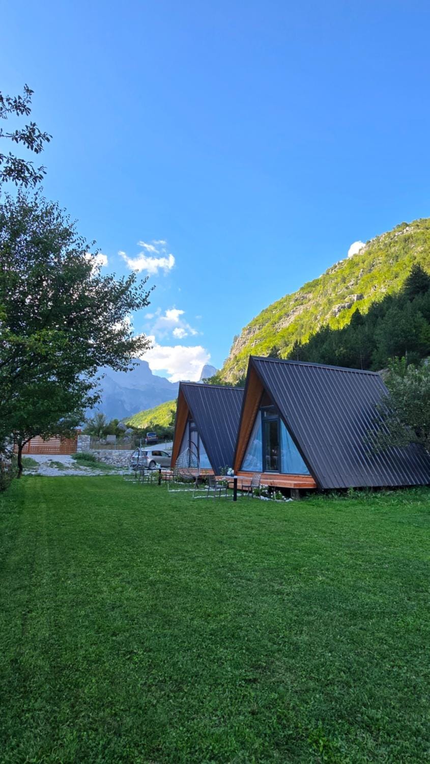 Property building, Spring, Day, Mountain view