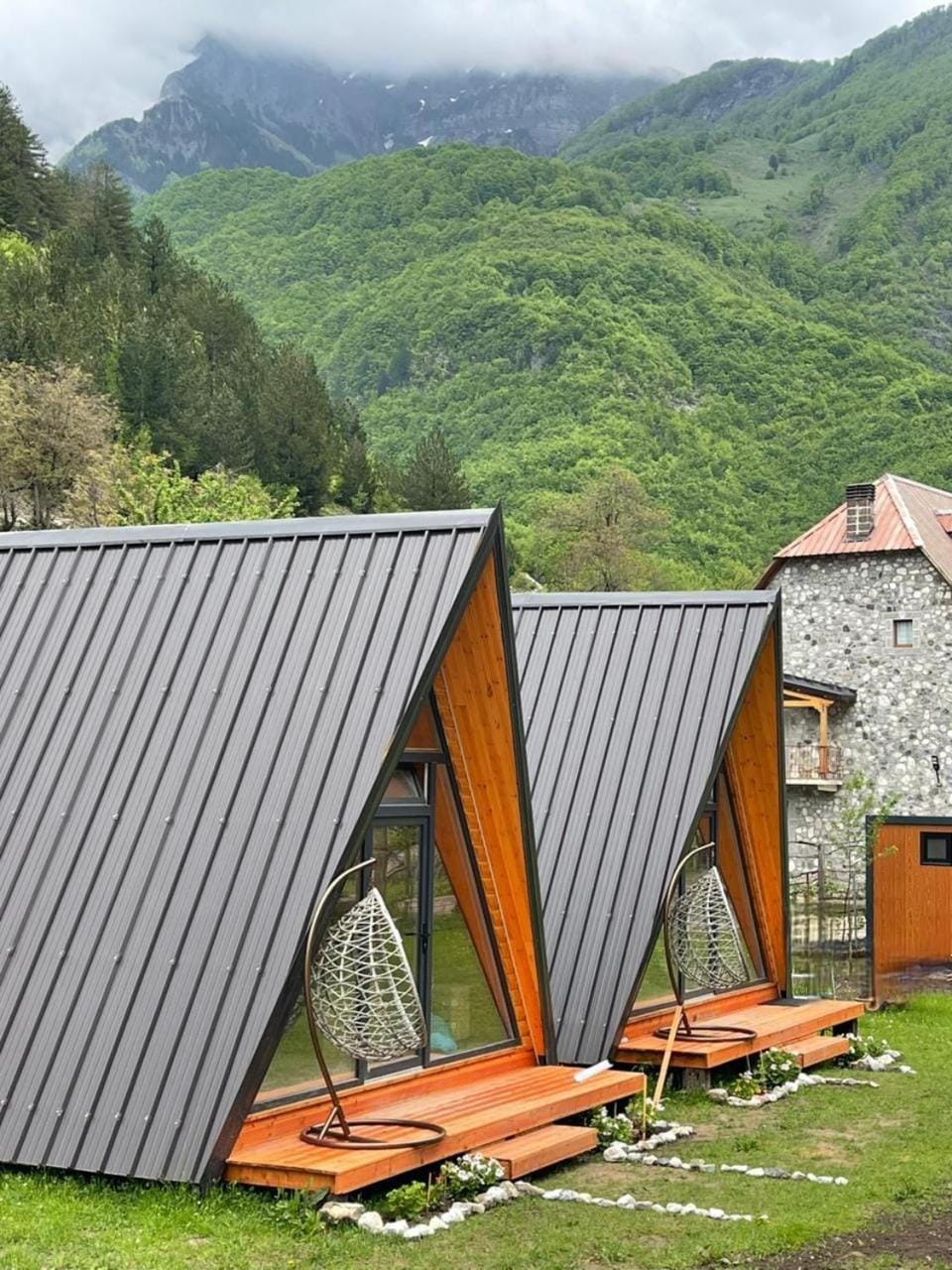 Property building, Spring, Day