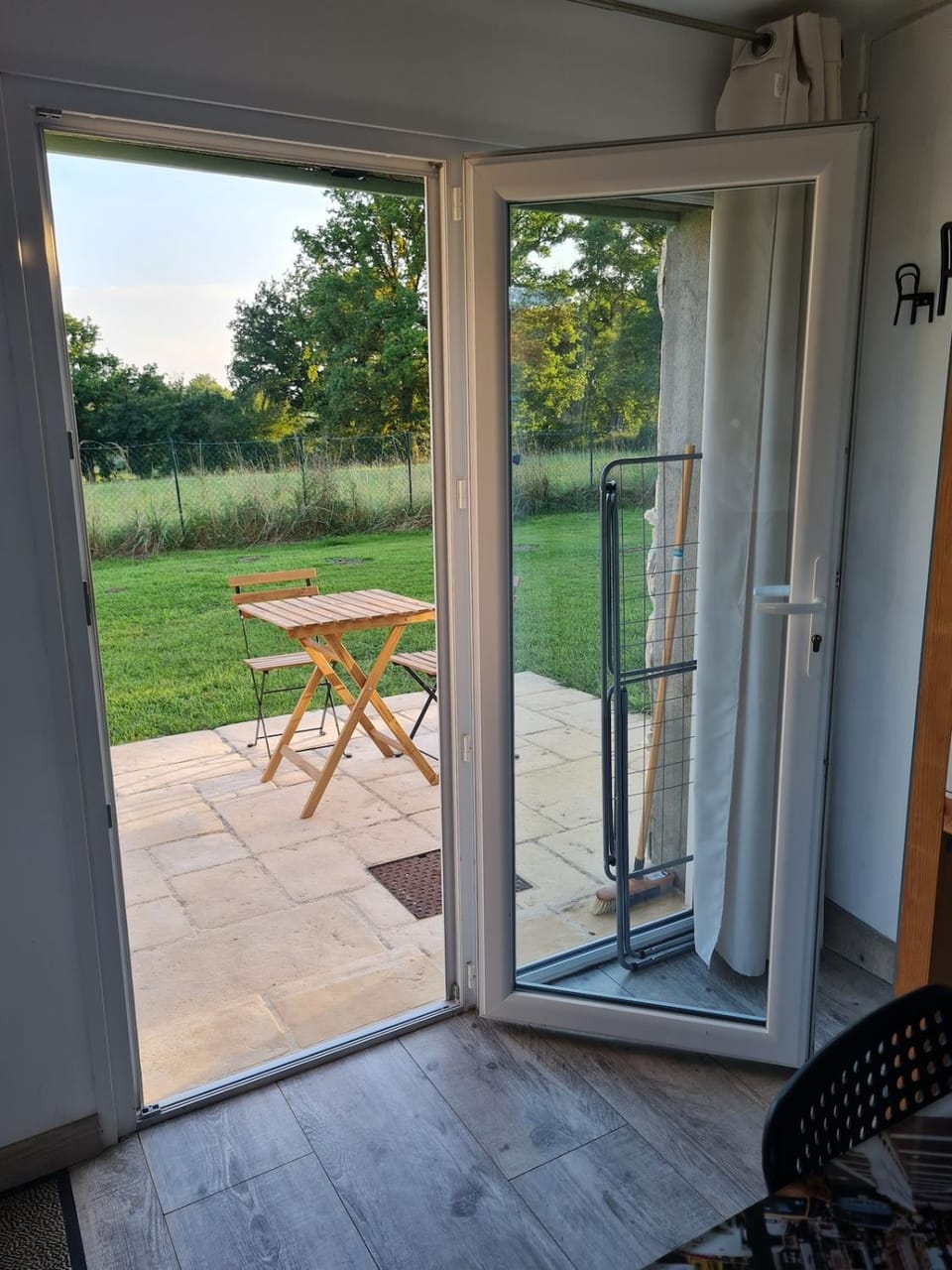 Patio, Spring, Day, Garden, View (from property/room), Balcony/Terrace, Dining area, Garden view