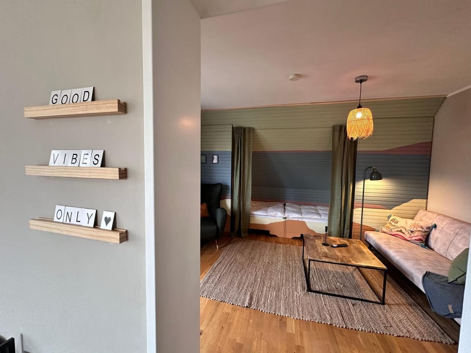 Bed, TV and multimedia, Living room, Photo of the whole room, Seating area, Bedroom