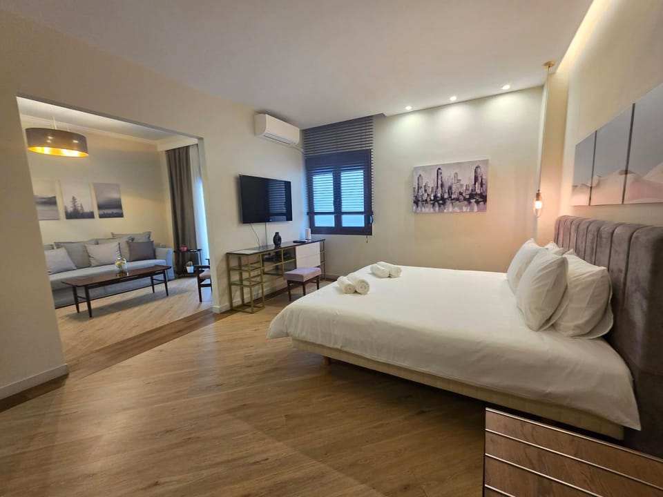 Bed, TV and multimedia, air conditioner