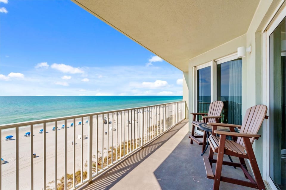 Gulf-Front Corner Unit! Stunning Coastline Views! by Dolce Vita Getaways PCB Apartment in Long Beach