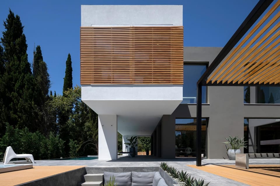 Property building, Patio, Day