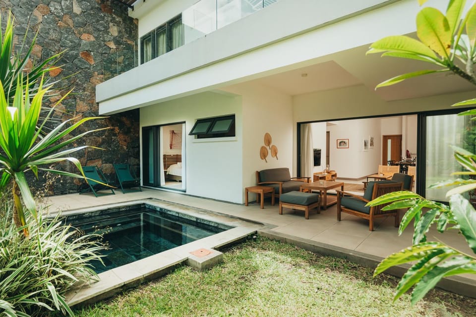 Patio, Living room, Garden view, Pool view, Swimming pool