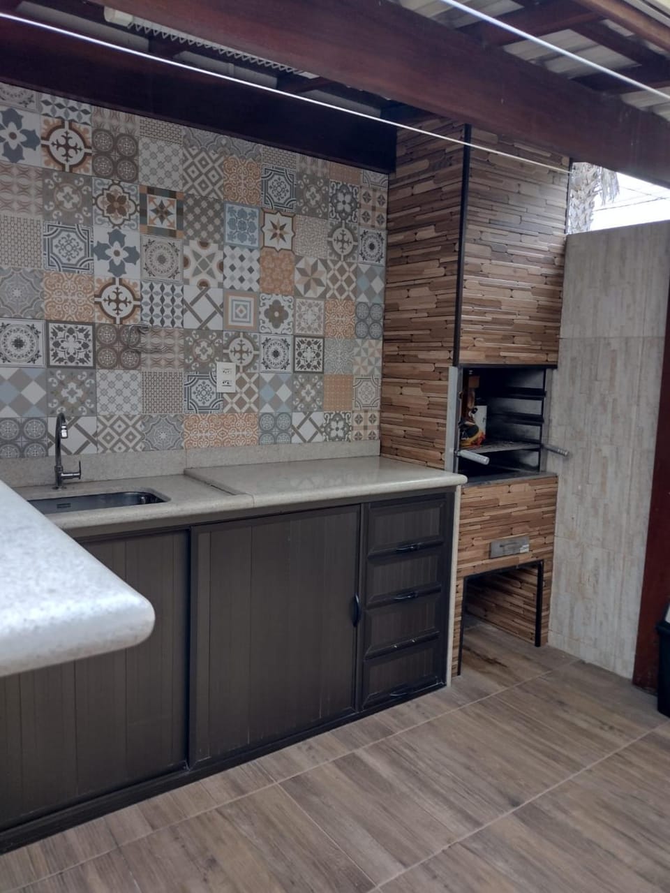 Apto com área churrasco Apartment in Campos