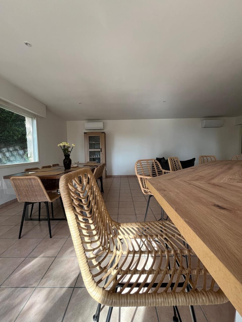 Lounge or bar, Seating area, Dining area, air conditioner