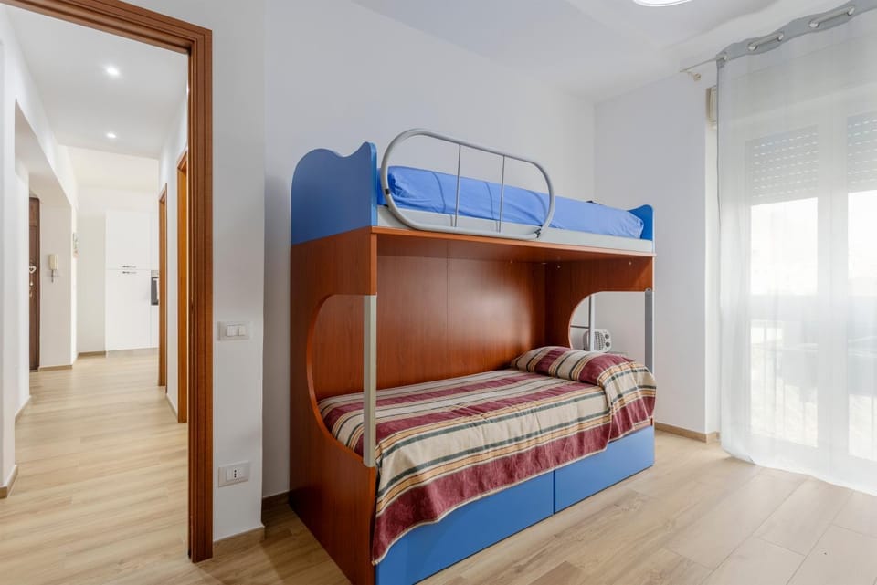 Property building, Living room, Bedroom