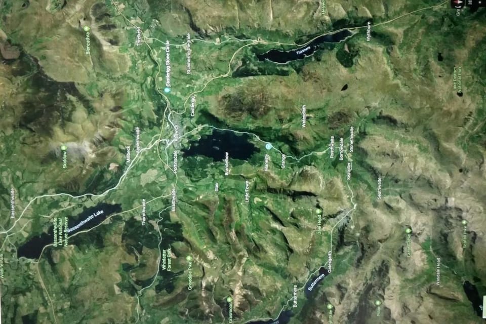 Natural landscape, Bird's eye view, Mountain view